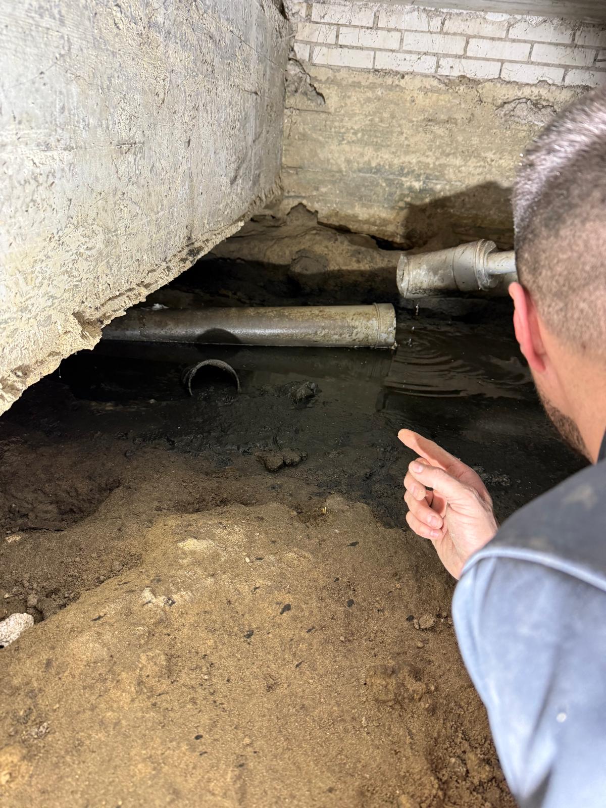 Water op vloer in woning